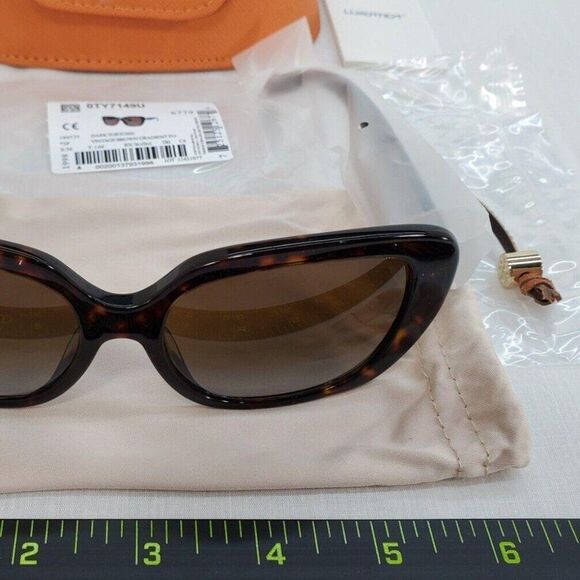 Tory Burch Women's Square Tortoise TY 7149U TY7149U Sunglasses UV New - Picture 3 of 9